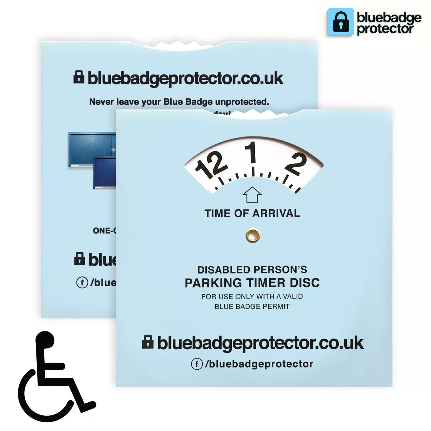 Double Blue Badge Protector