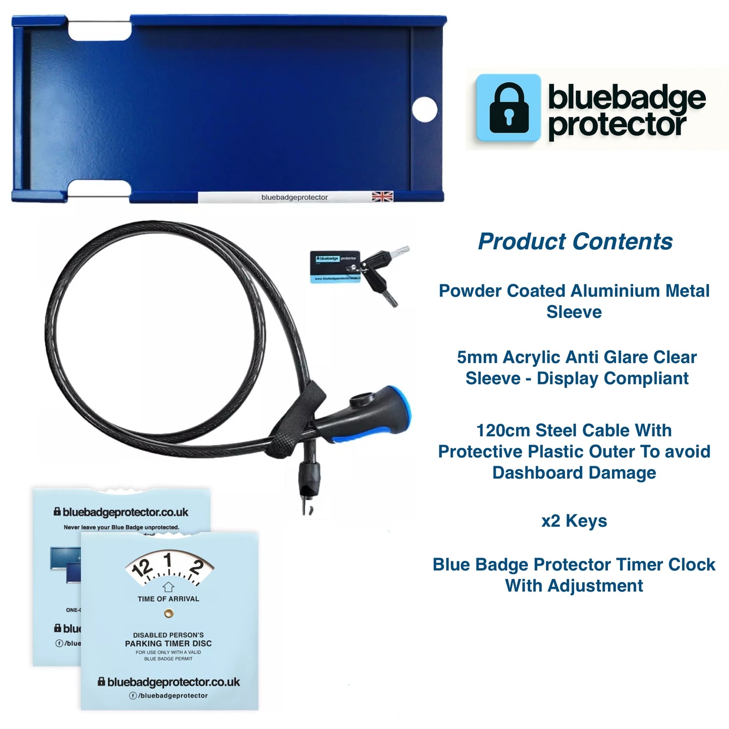 Double Blue Badge Protector