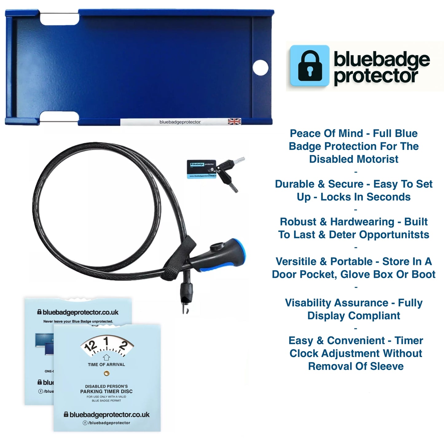 Double Blue Badge Protector