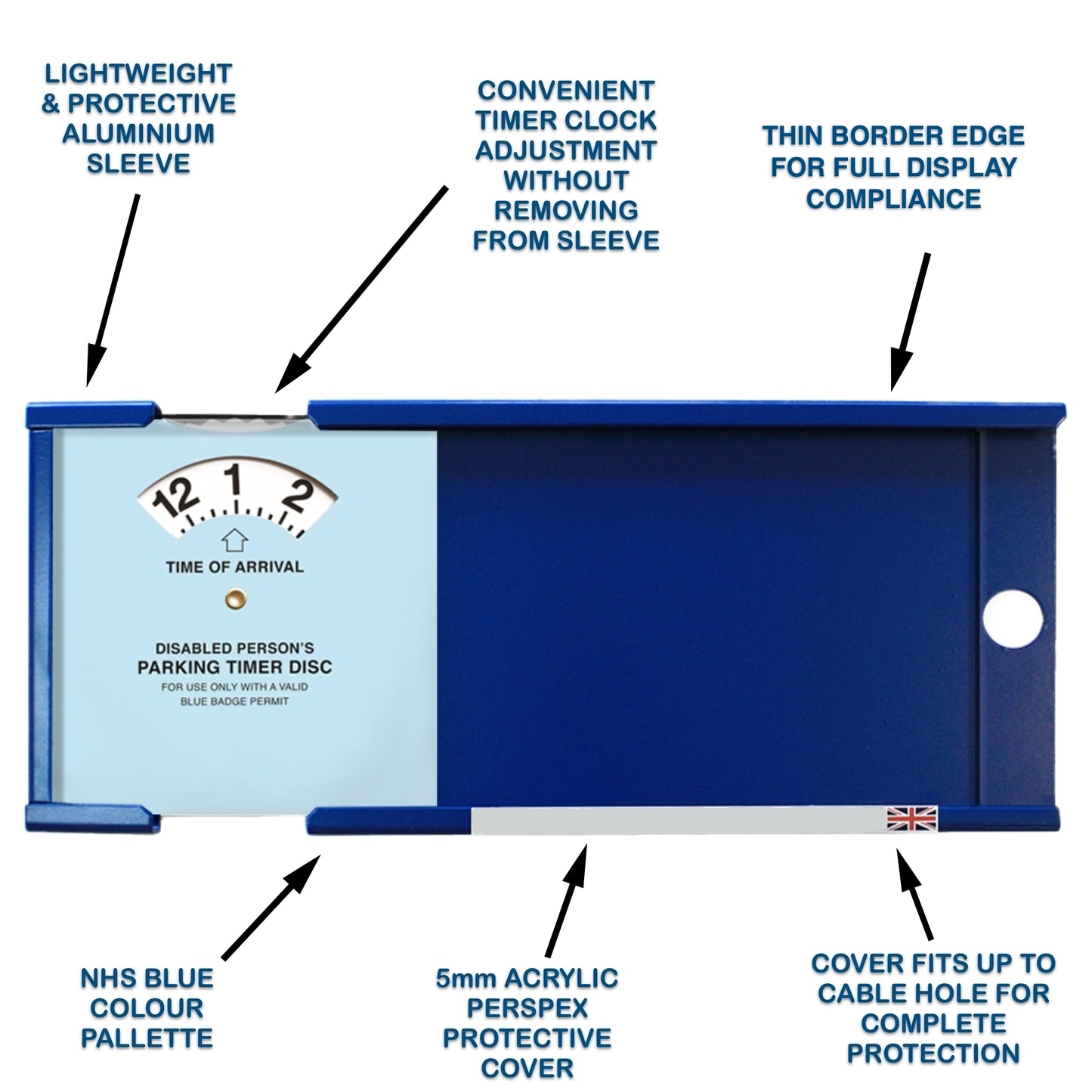 Double Blue Badge Protector