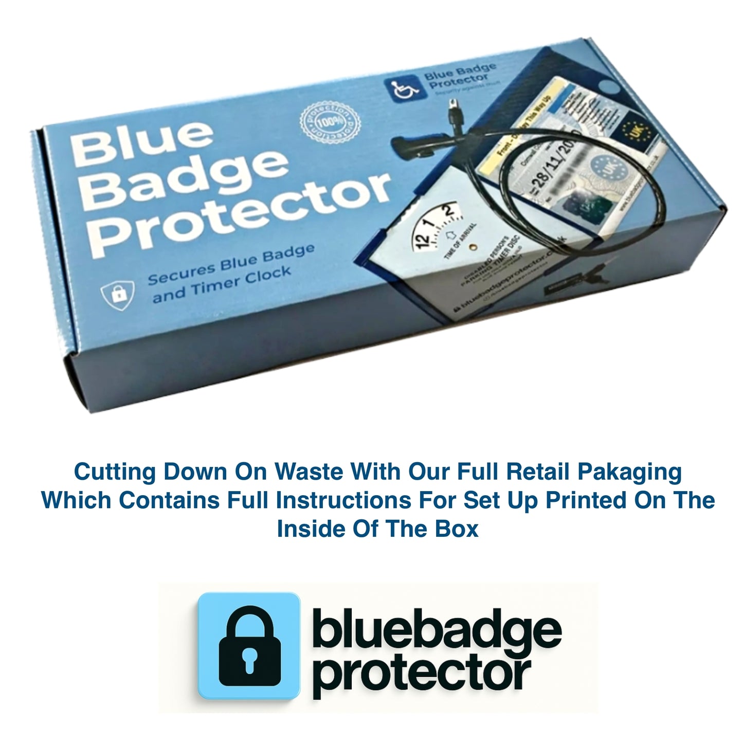Double Blue Badge Protector