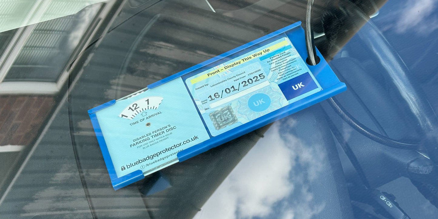 Double Blue Badge Protector
