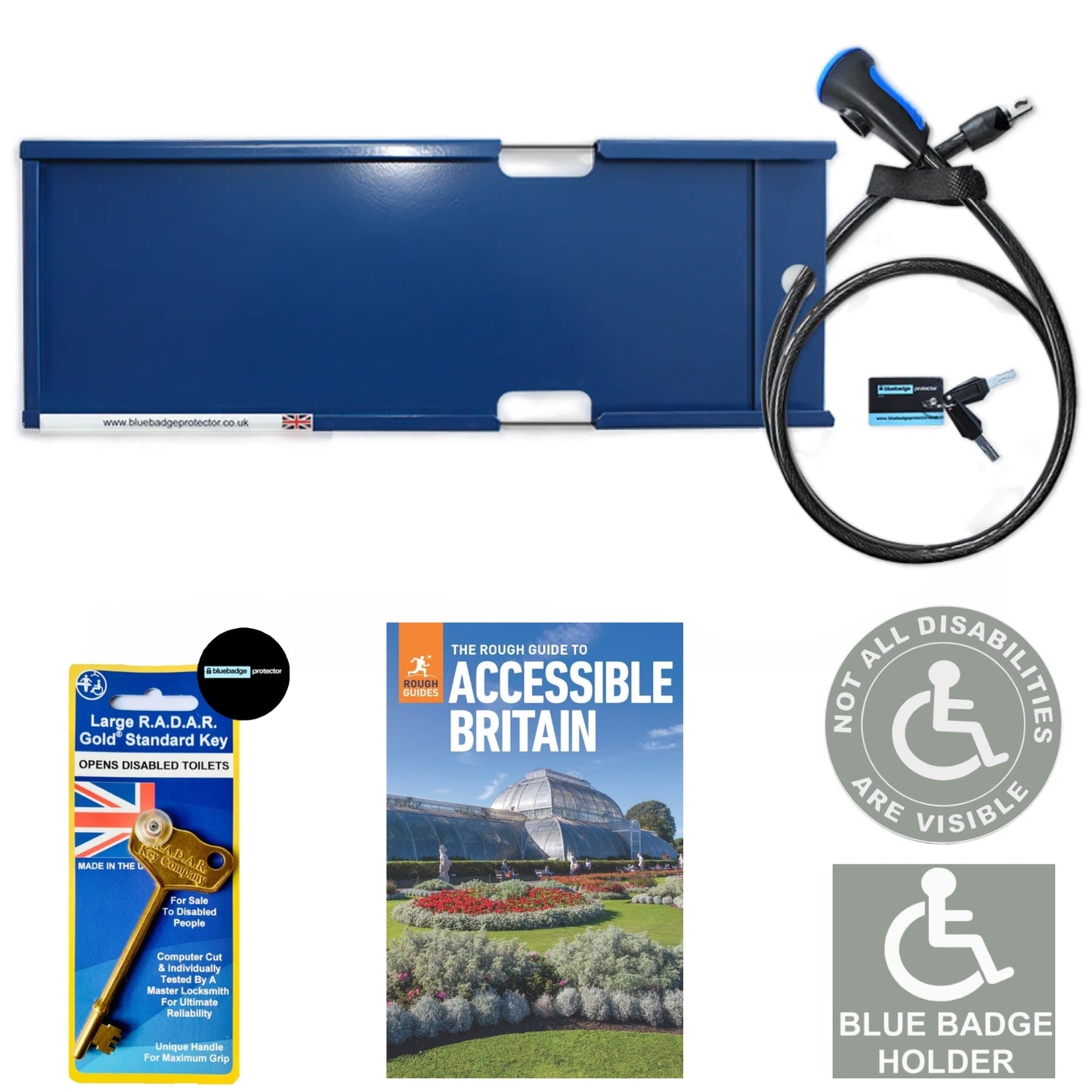 Blue Badge Protector 'Guide' Pack - Large Protector