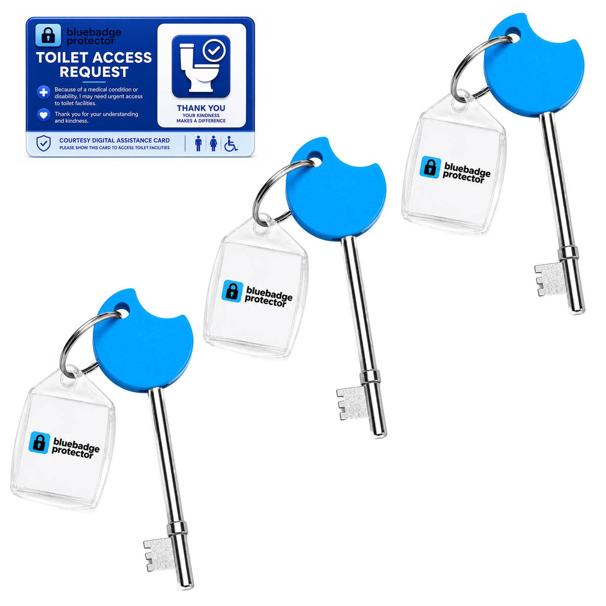 NKS RADAR KEY Twin Pack & Digital Access Card For Disabled Toilet Bathroom Door