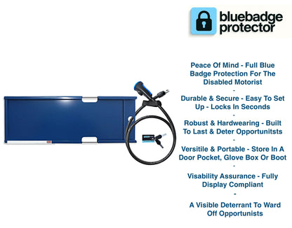 Large Blue Badge Protector