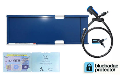 Large Blue Badge Protector