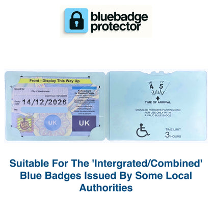 Large Blue Badge Protector