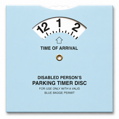 Blue Badge Protector Disabled Parking Timer Clock