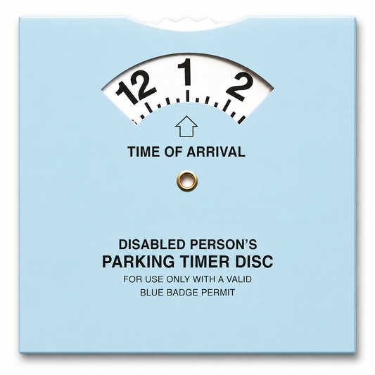 Blue Badge Protector Disabled Parking Timer Clock
