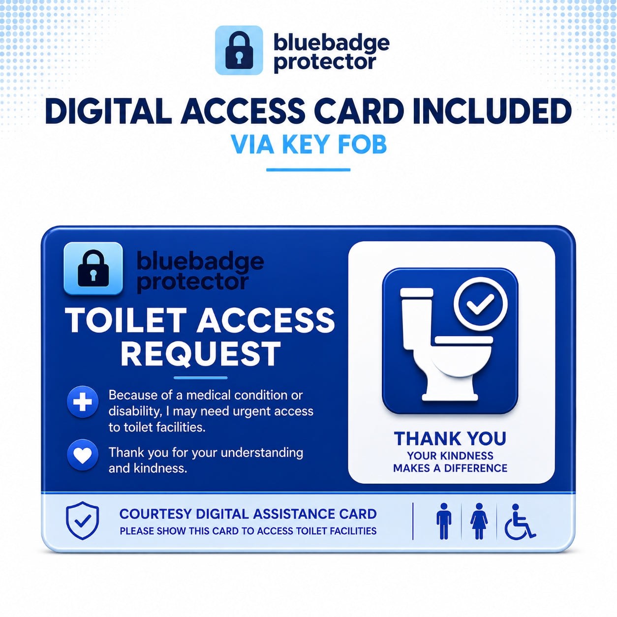 NKS RADAR KEY Twin Pack & Digital Access Card For Disabled Toilet Bathroom Door