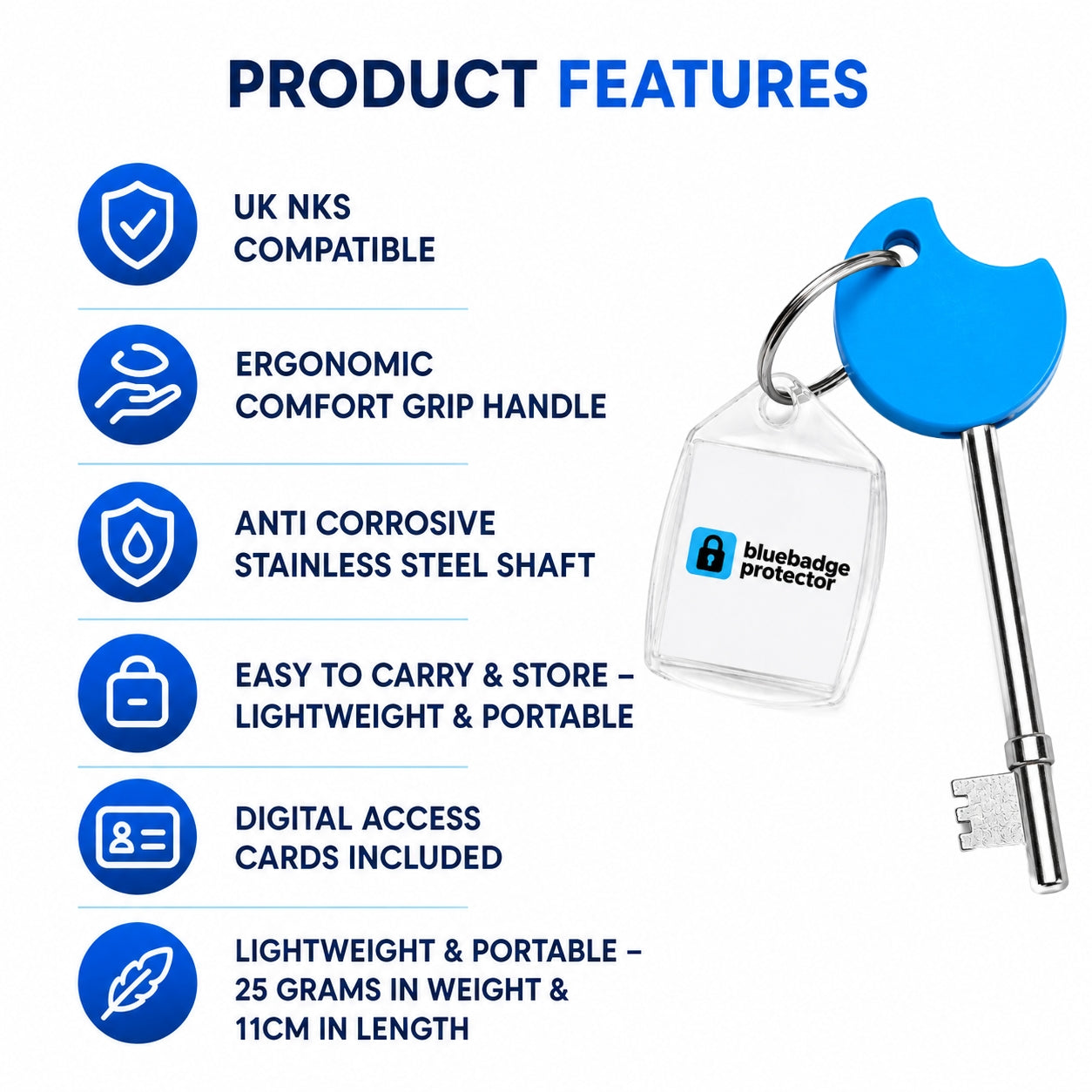 NKS RADAR KEY Twin Pack & Digital Access Card For Disabled Toilet Bathroom Door