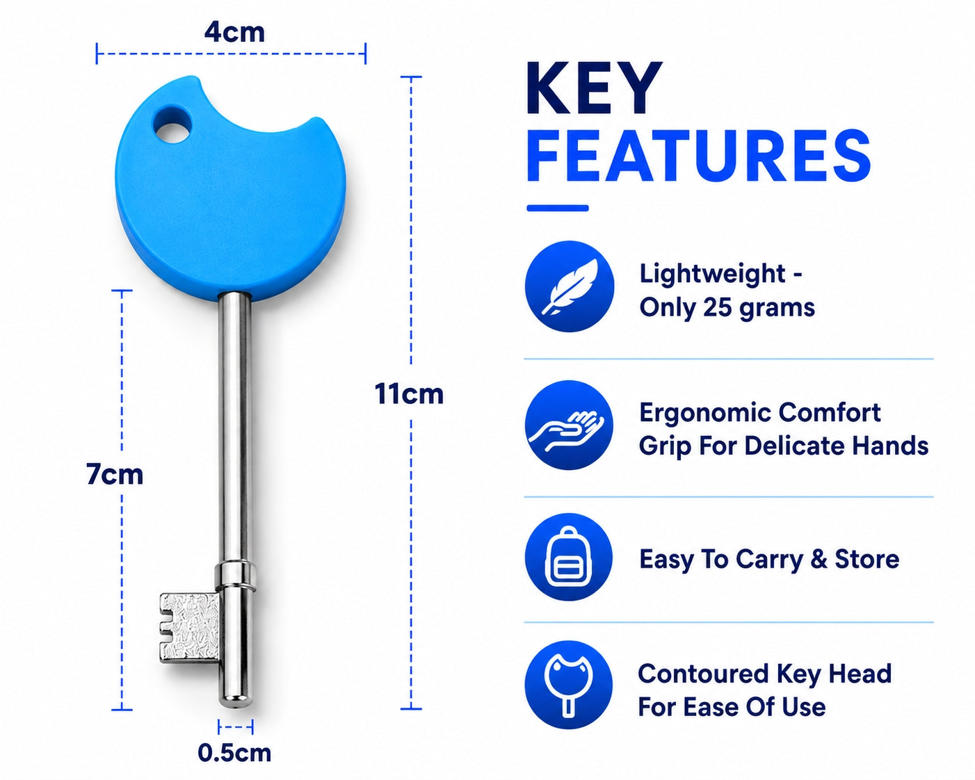 NKS RADAR KEY Twin Pack & Digital Access Card For Disabled Toilet Bathroom Door