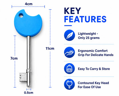 NKS RADAR KEY Twin Pack & Digital Access Card For Disabled Toilet Bathroom Door