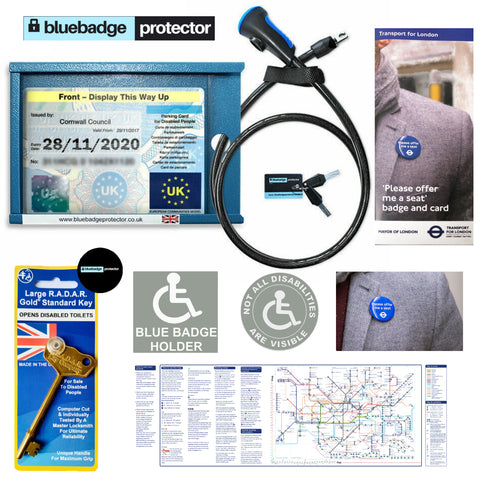 Blue Badge Protector London Pack - Single Protector