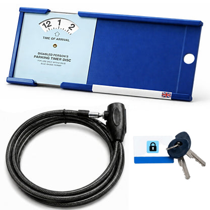 Double Blue Badge Protector Anti Theft Security Device