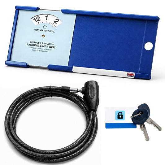 Double Blue Badge Protector Anti Theft Security Device