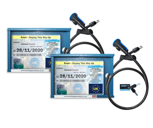 Twin Pack - Single Blue Badge Protector X2