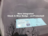 Large Blue Badge Protector (Accommodates the new integrated plastic wallets)