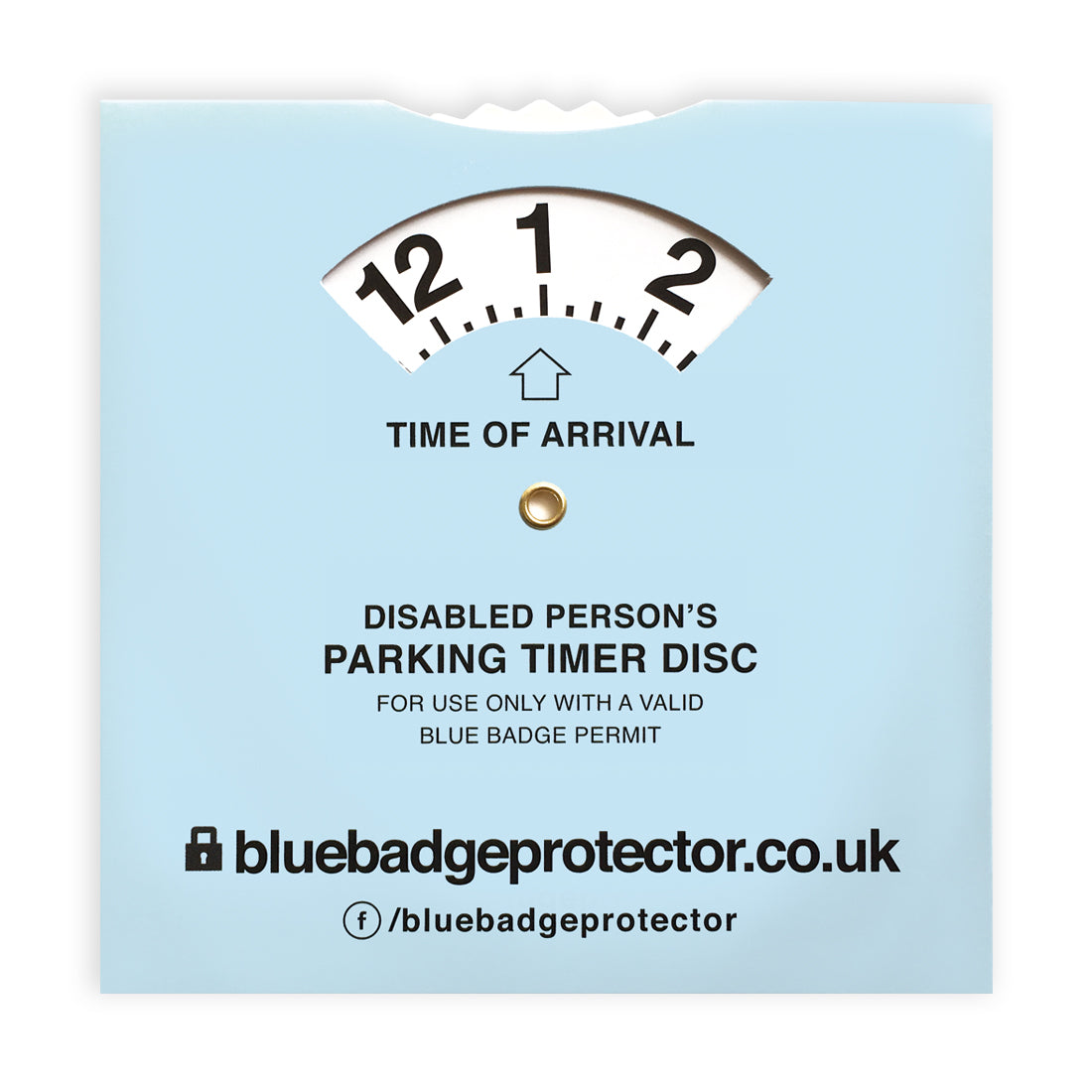 Blue Badge Protector Disabled Parking Timer Clock